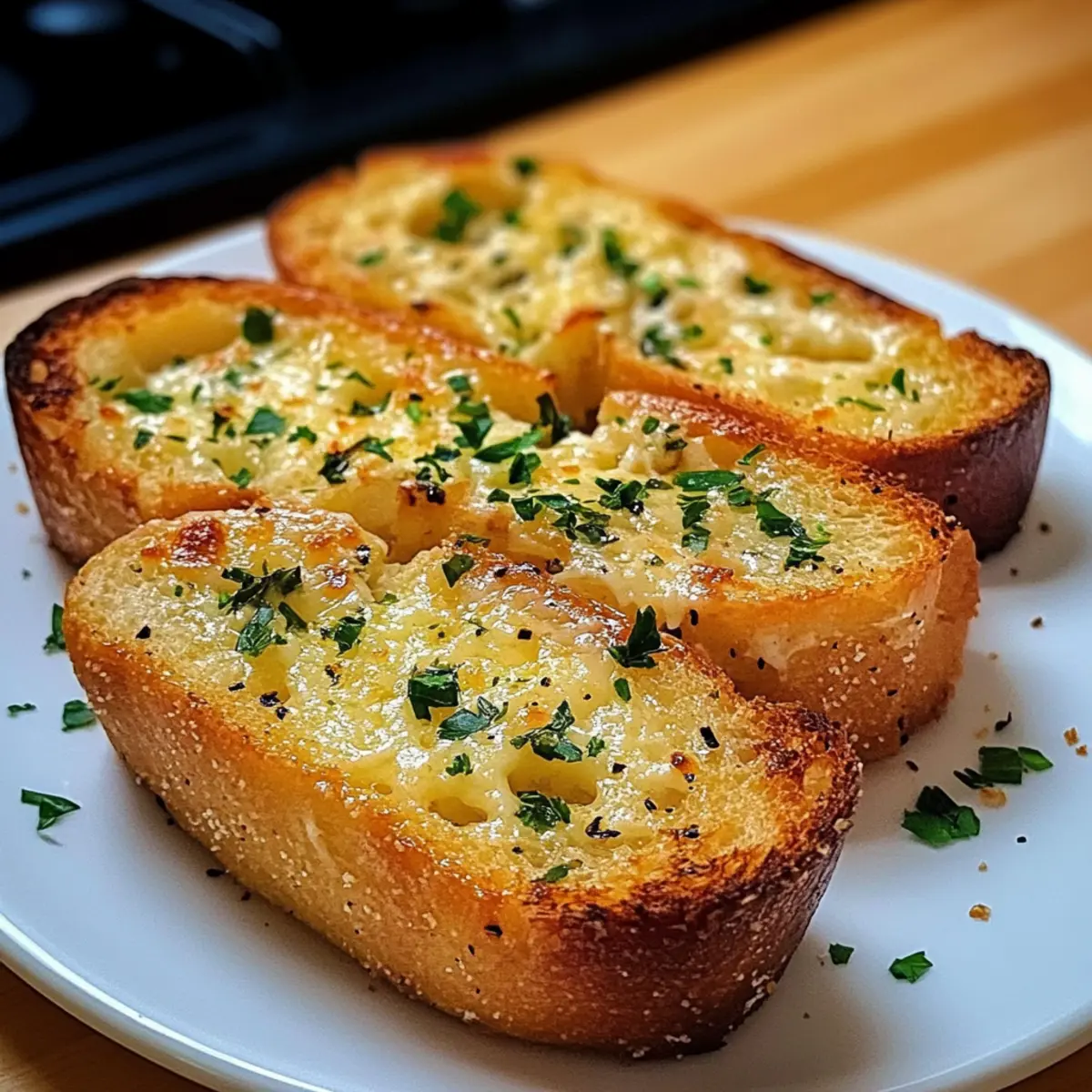 Airfryer Garlic Bread – crispy, quick & aromatic
