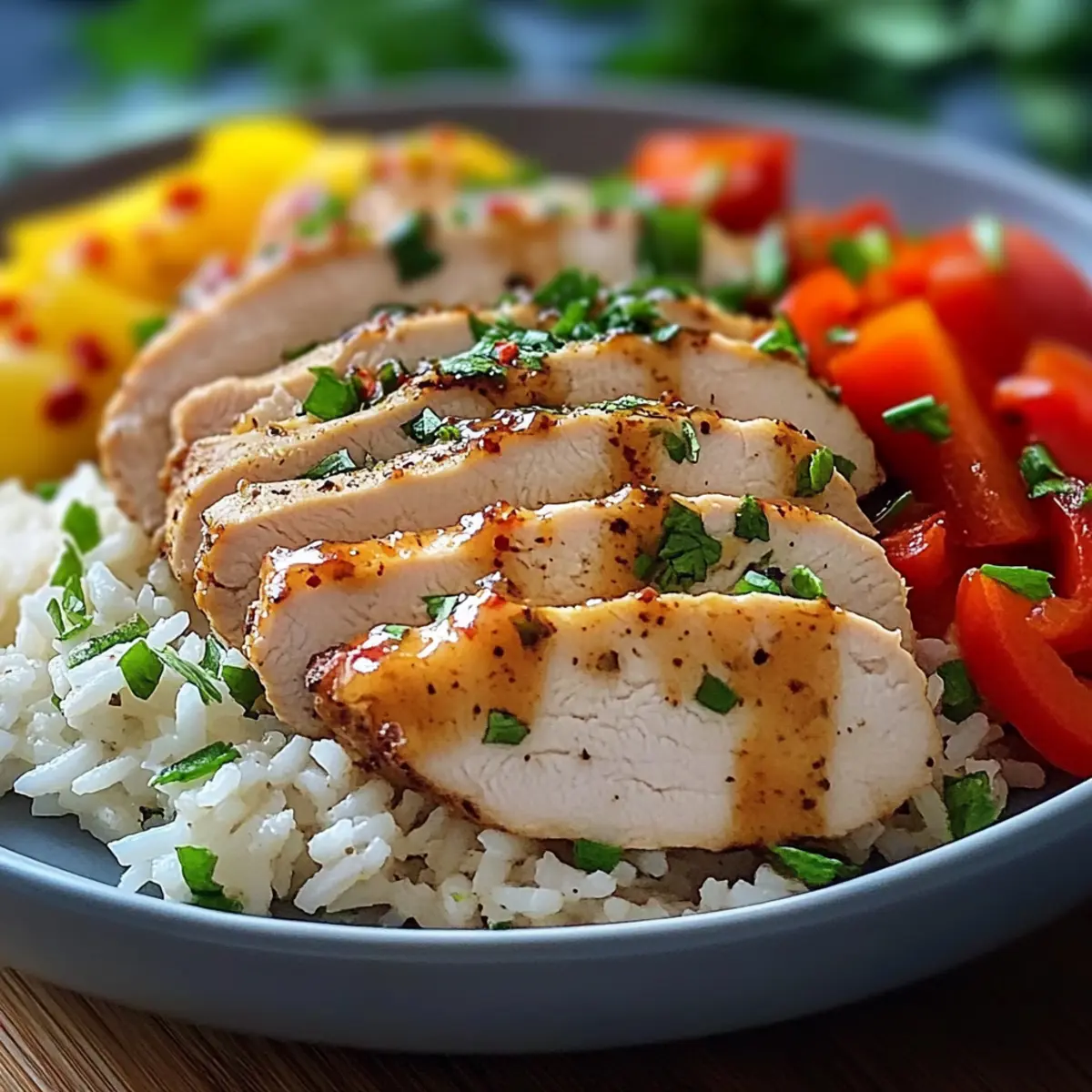 Geschnetzeltes mit Reis und Pute