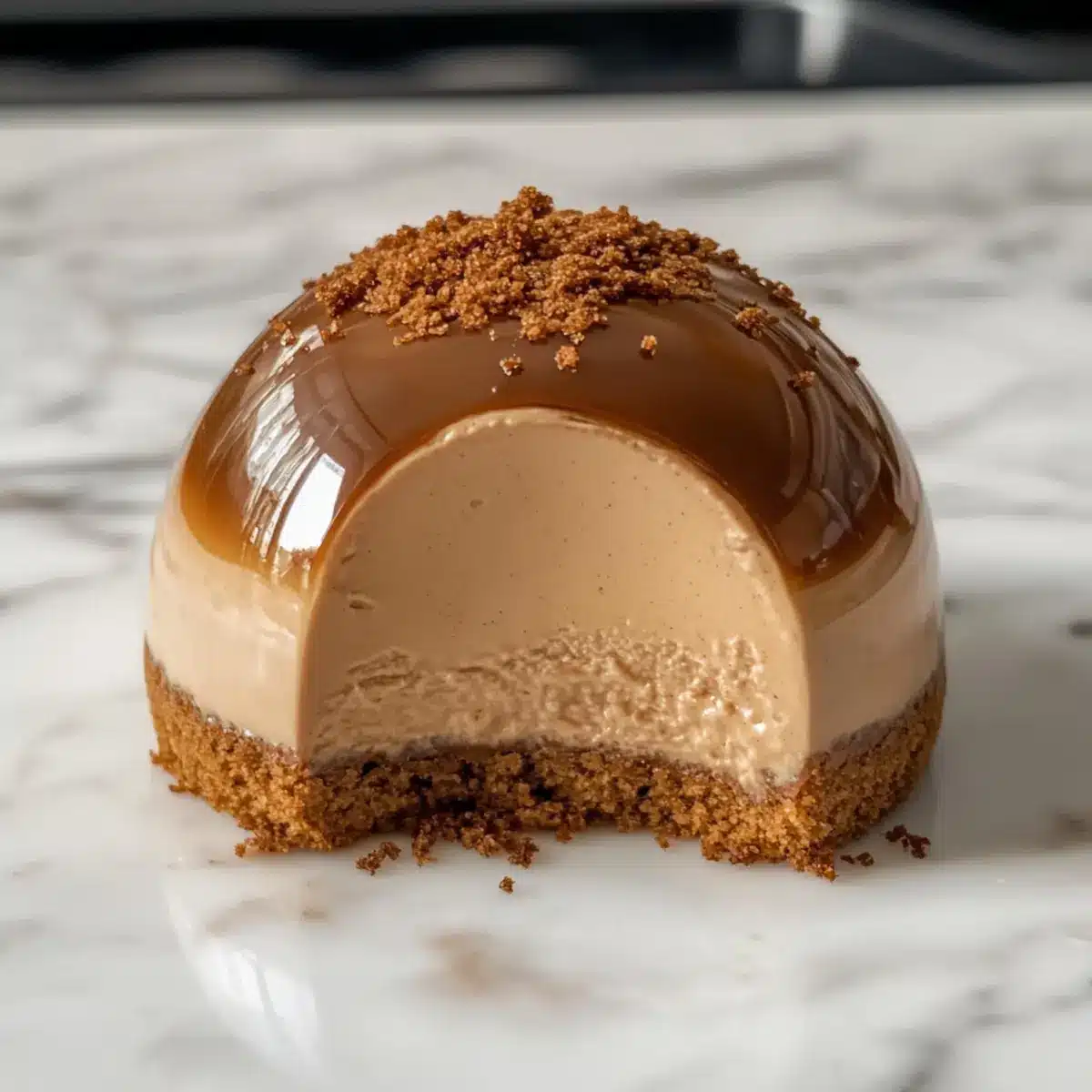 Lebkuchen-Latte-Mousse-Dome