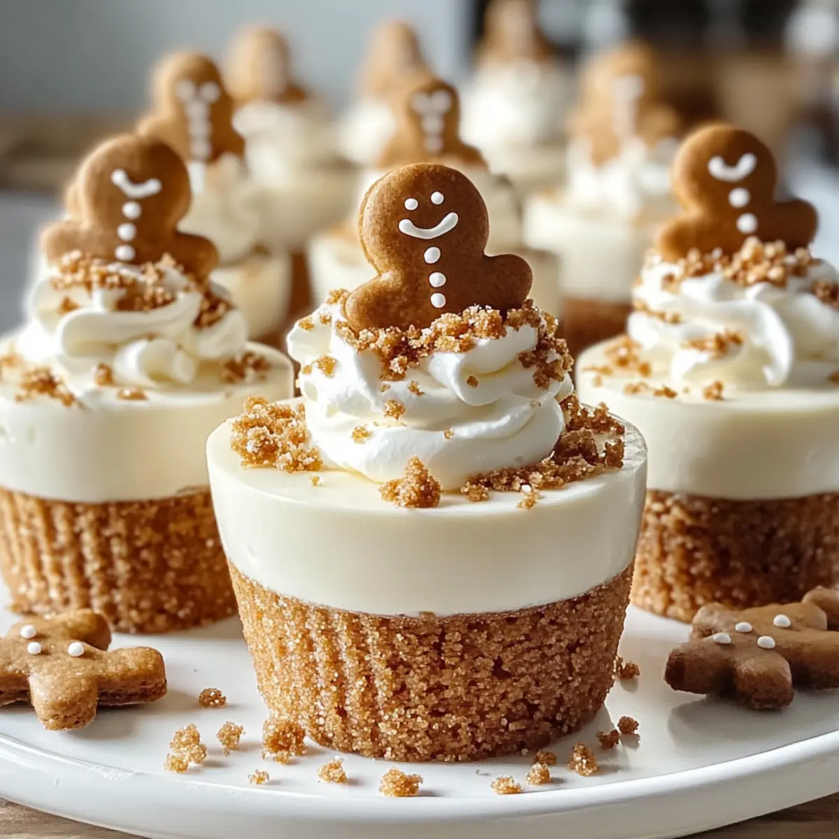 Keine-Backen Lebkuchen Cheesecake Becher