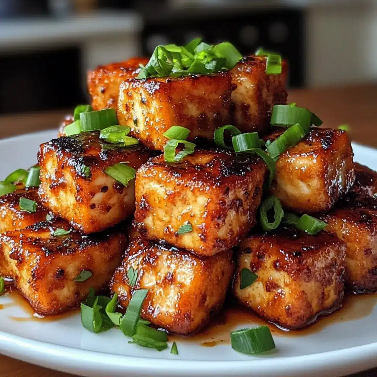 Würziges knuspriges Tofu nach Hähnchenart