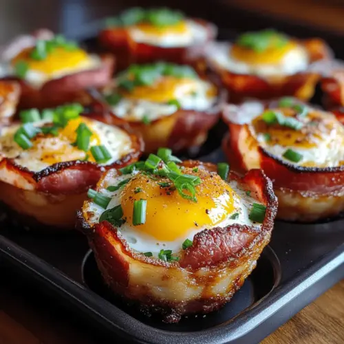 Bacon- und Eierbecher Rezept