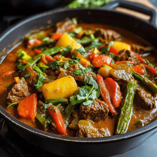 Rindfleisch- und Gemüse-Curry Rezept Zutaten: - 500 g Rindfleisch - 2 Zwiebeln - 3 Knoblauchzehen - 1 Stück Ingwer - 2 Karotten - 1 Paprika - 200 g grüne Bohnen - 1 Dose Kokosmilch - 2 EL Curry-Pulver - 1 TL Kreuzkümmel - 1 TL Kurkuma - Salz - Pfeffer - 2 EL Öl - Koriander zum Garnieren Anleitung: 1. Das Rindfleisch in Würfel schneiden. 2. Zwiebeln, Knoblauch und Ingwer fein hacken. 3. Karotten und Paprika in Stücke schneiden. 4. Öl in einem großen Topf erhitzen und Zwiebeln, Knoblauch und Ingwer anbraten. 5. Das Rindfleisch hinzufügen und rundherum anbraten. 6. Karotten, Paprika und grüne Bohnen hinzufügen. 7. Curry-Pulver, Kreuzkümmel und Kurkuma dazugeben und gut vermischen. 8. Kokosmilch hinzufügen und zum Kochen bringen. 9. Mit Salz und Pfeffer abschmecken. 10. Das Curry bei niedriger Hitze 30-40 Minuten köcheln lassen. 11. Mit frischem Koriander garnieren und servieren.