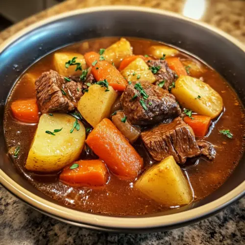 Crockpot Rindfleisch-Eintopf: Ein herzhaftes Komfortgericht