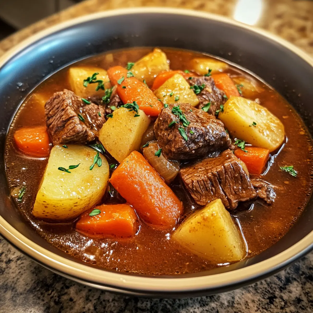 Crockpot Rindfleisch-Eintopf: Ein herzhaftes Komfortgericht