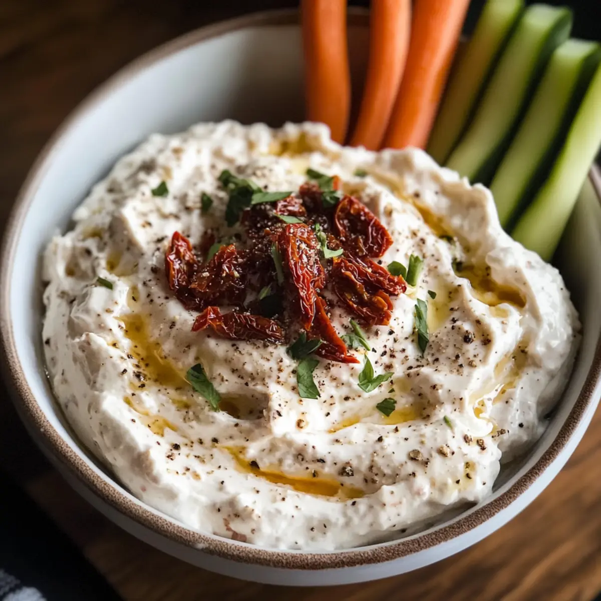Frischkäse Dip selber machen