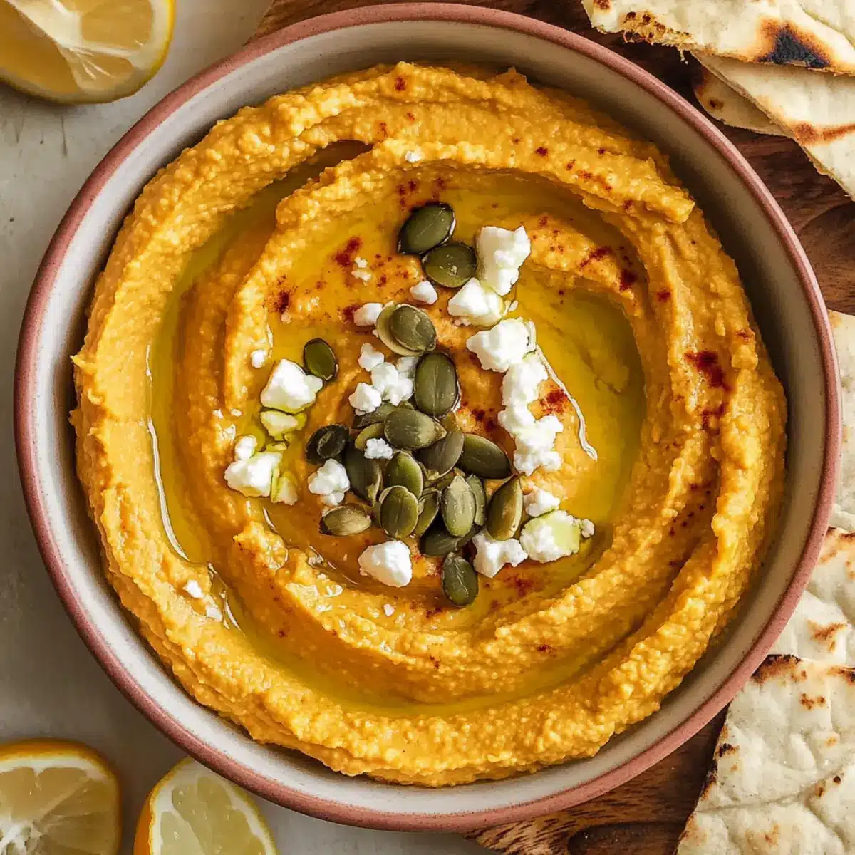 Kürbis Hummus selber machen