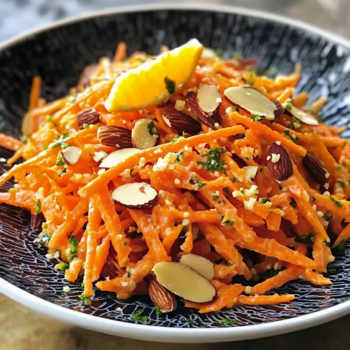 Möhrensalat mit Orangenfilets
