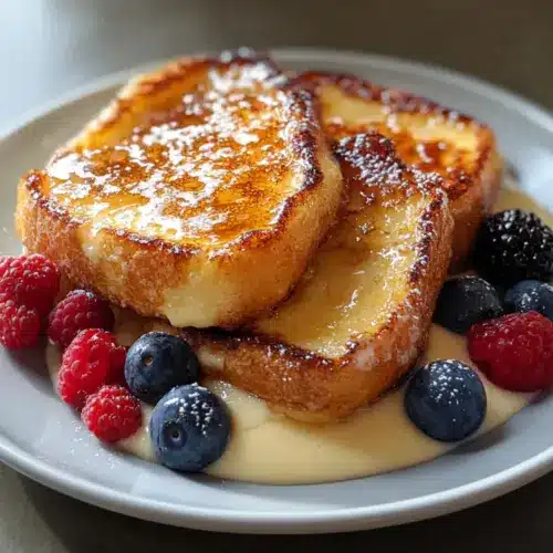 Übernachtungs Crème Brûlée Französischer Toast Rezept