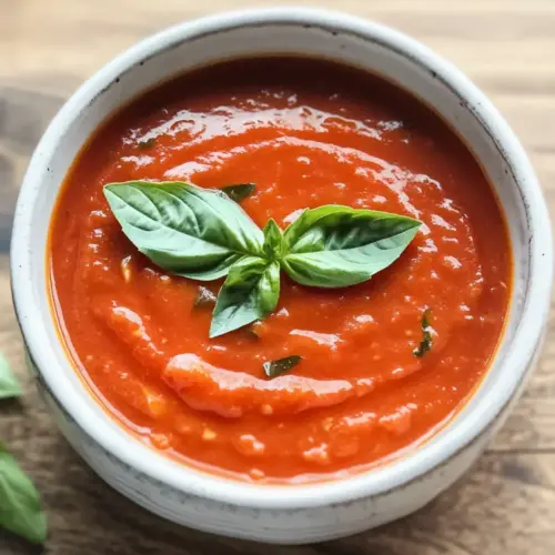 Tomatensauce aus frischen Tomaten mit Schale