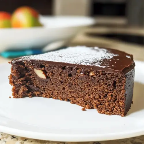 Torta Caprese der italienische Schokokuchen
