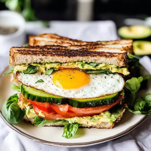 Vegetarisches Sandwich de Luxe mit Brot