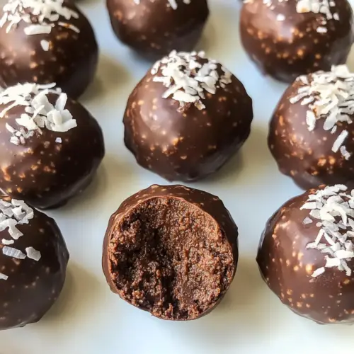 Gesunde Schokoladen-Snackbällchen