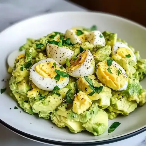 Keto Avocado Eiersalat