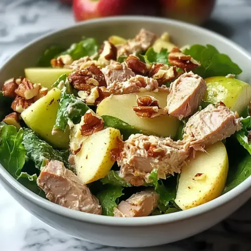 Low Carb Thunfisch-Apfel-Salat