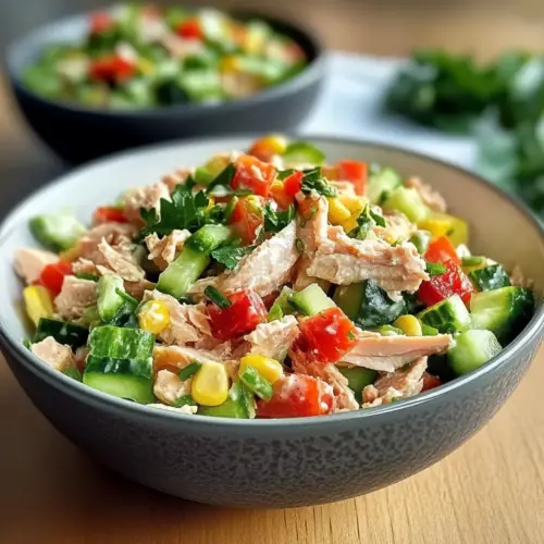 Niedrigcarb Thunfischsalat