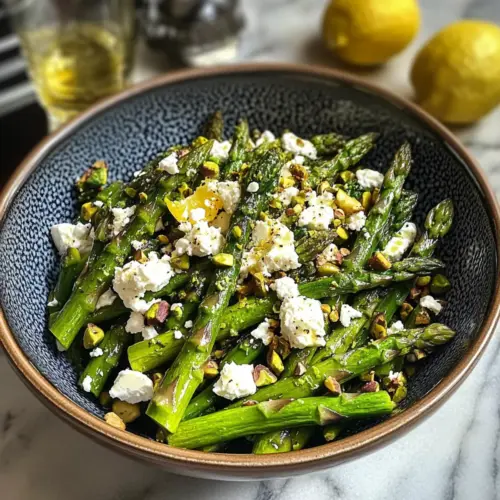 Spargelsalat mit Feta & Pistazien – Frisch & Knackig