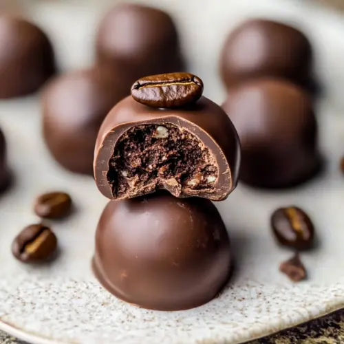 5-Zutaten Espresso Schokoladentrüffel