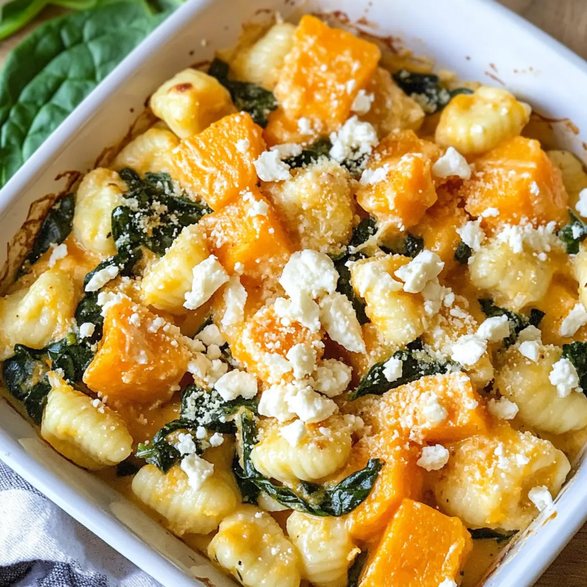 Kürbis-Gnocchi-Auflauf