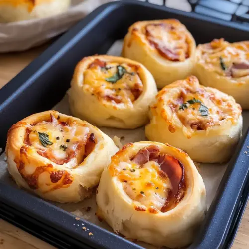 Pizzabrötchen ohne Hefe