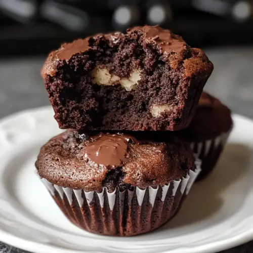 Drei-Schokoladen-Muffins aus dem Air Fryer