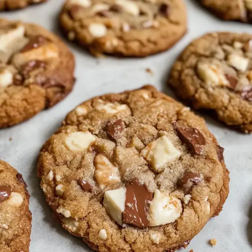 Chai Weiße Schokolade Toffee Kekse