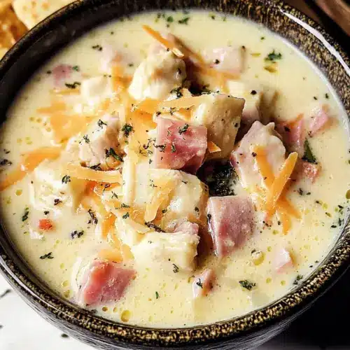 Hühnchen Cordon Bleu Suppe