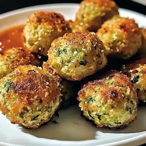 Knusprige Knoblauch-Zucchini-Bälle