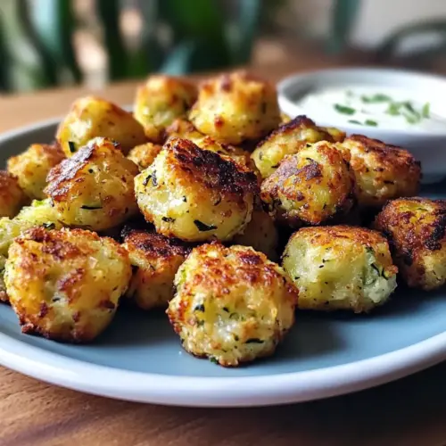 Knusprige griechische Zucchini-Tätschli