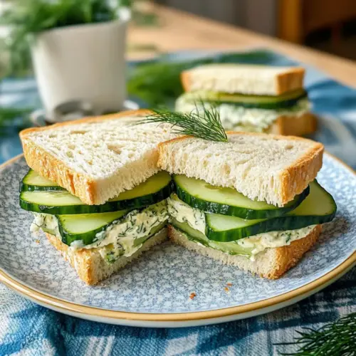 Gurkensandwiches
