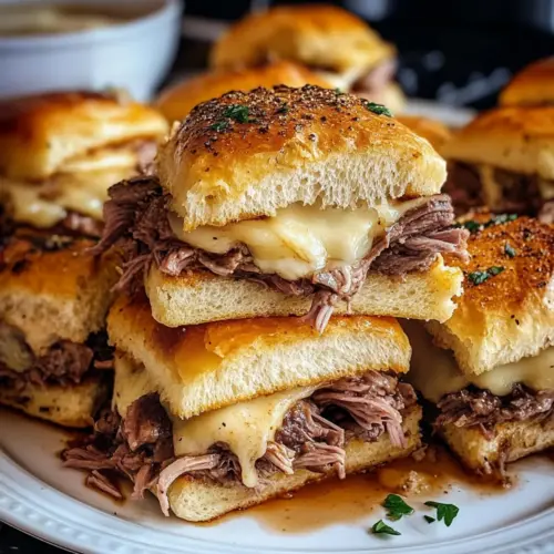 Französische Dip-Slider