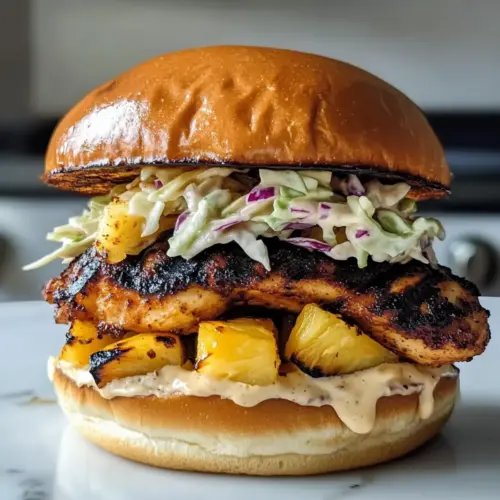 Jerk-Hähnchen-Sandwich