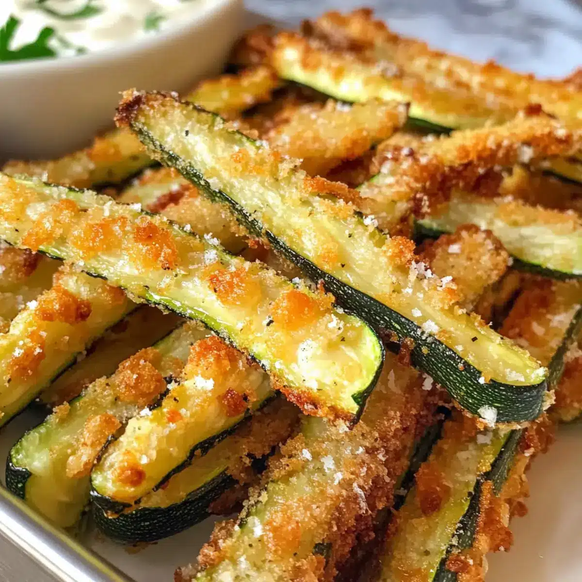 Keto & Glutenfrei Zucchini Pommes