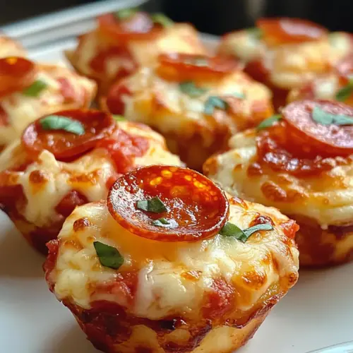 Pizza Muffins Rezept Zutaten - 1 Tasse Mehl - 1 Teelöffel Backpulver - 1/2 Teelöffel Salz - 1/2 Tasse Milch - 1/2 Tasse Pizza-Sauce - 1 Tasse geriebener Käse - 1/2 Tasse Peperoni, gewürfelt - 1/4 Tasse Oliven, gehackt Anleitung 1. Heize den Ofen auf 190 Grad Celsius vor. 2. In einer Schüssel Mehl, Backpulver und Salz vermengen. 3. Milch und Pizza-Sauce hinzugeben und gut mischen. 4. Käse, Peperoni und Oliven unterheben. 5. Den Teig in Muffinförmchen füllen. 6. Ca. 20 Minuten backen, bis sie goldbraun sind. 7. Abkühlen lassen und servieren.