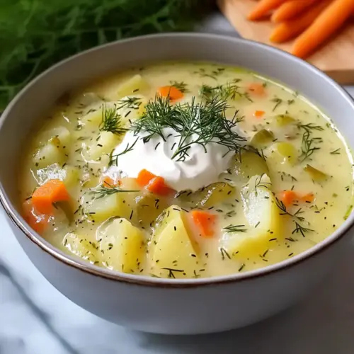 Kartoffel-Dill-Einmachgläseruppe
