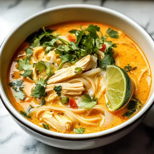 Thai-Hühnchen-Curry-Suppe