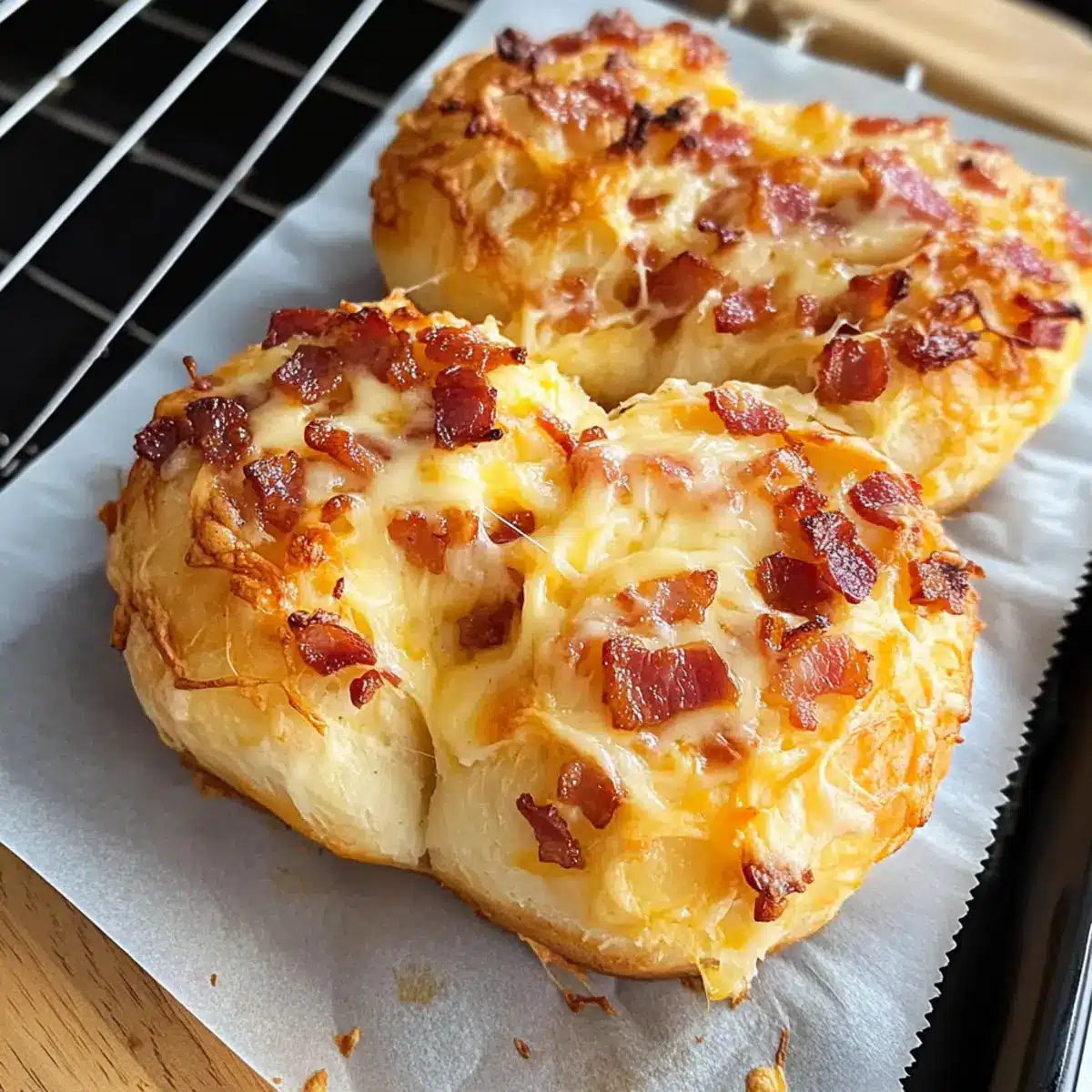 Käse- und Speckbrötchen