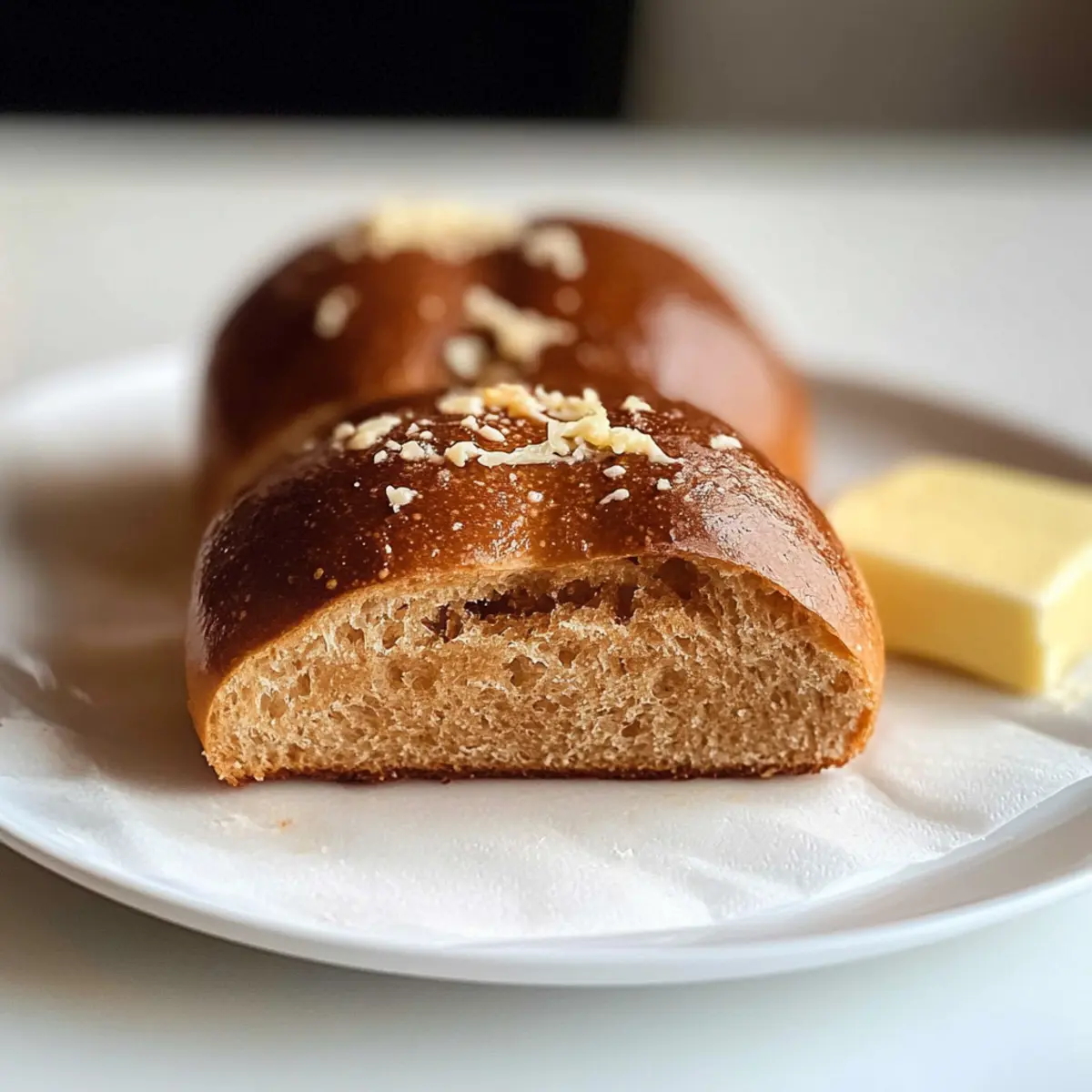 Käsekuchenfabrik braunes Brot