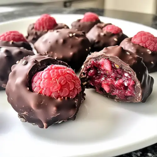 Schokoladen-Himbeer-Chia-Frostbissen