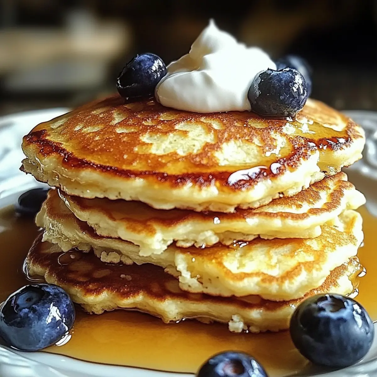 Hüttenkäse-Pfannkuchen
