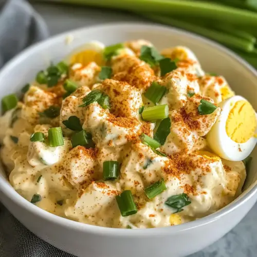 Griechischer Joghurt Eiersalat