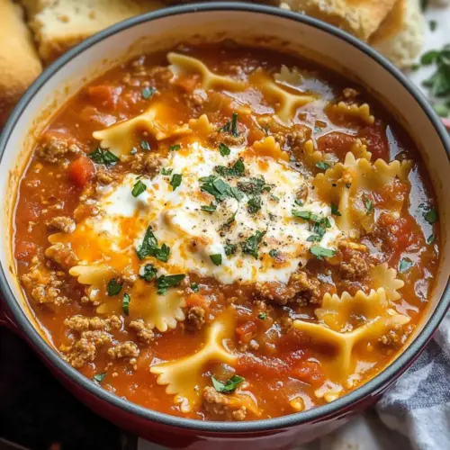 Lasagnenudelsuppe