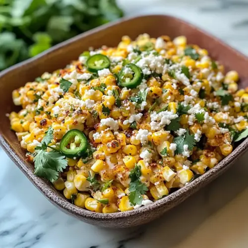 Mexikanischer Straßenmais-Salat