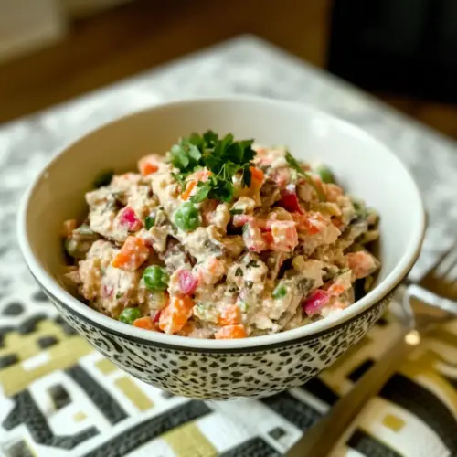 Einfache Sardinensalat