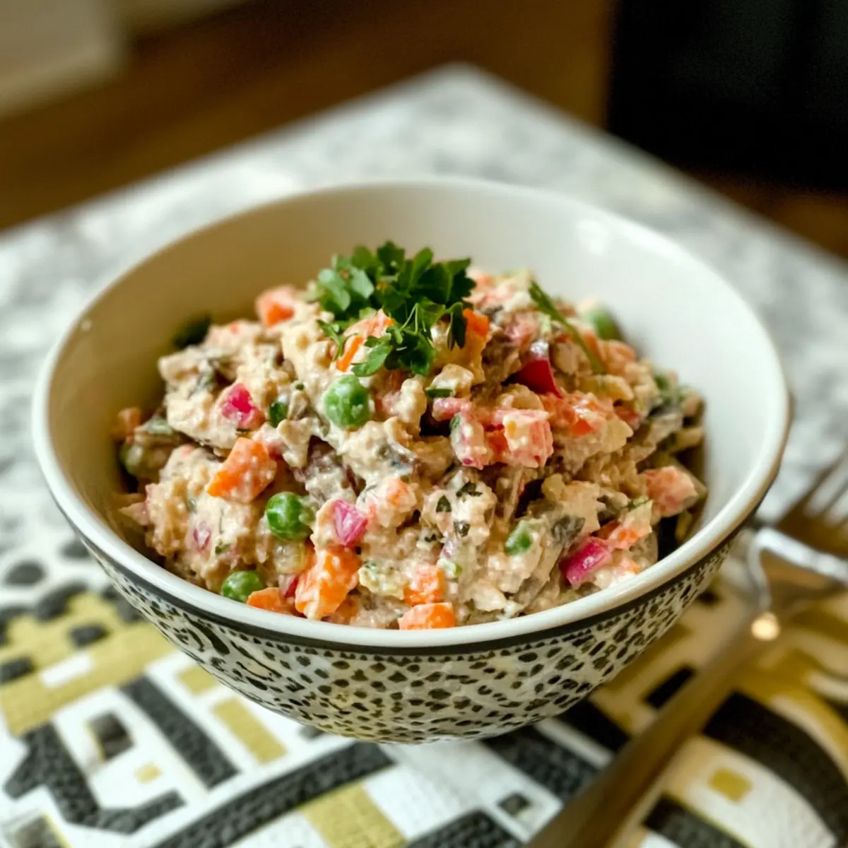 Einfache Sardinensalat