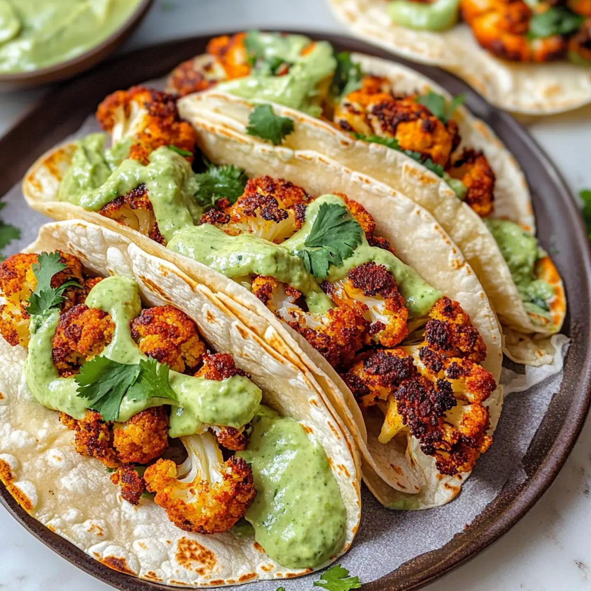 Würzige Blumenkohl-Tacos