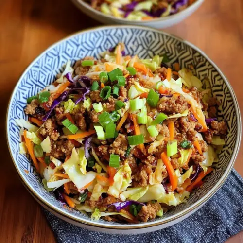 Veganer Eierrolle in einer Schüssel