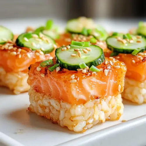 Knuspriger Reis Lachs